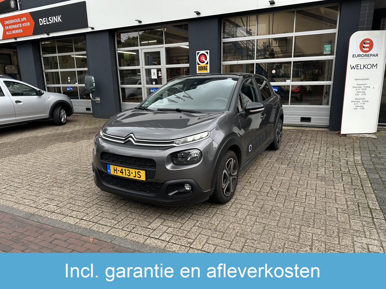 Citroen C3 1.2 PureTech S&S Feel Edition All-in Prijs Cruise/Parkeer sensoren/Apple Carplay, Android auto Eurorepar