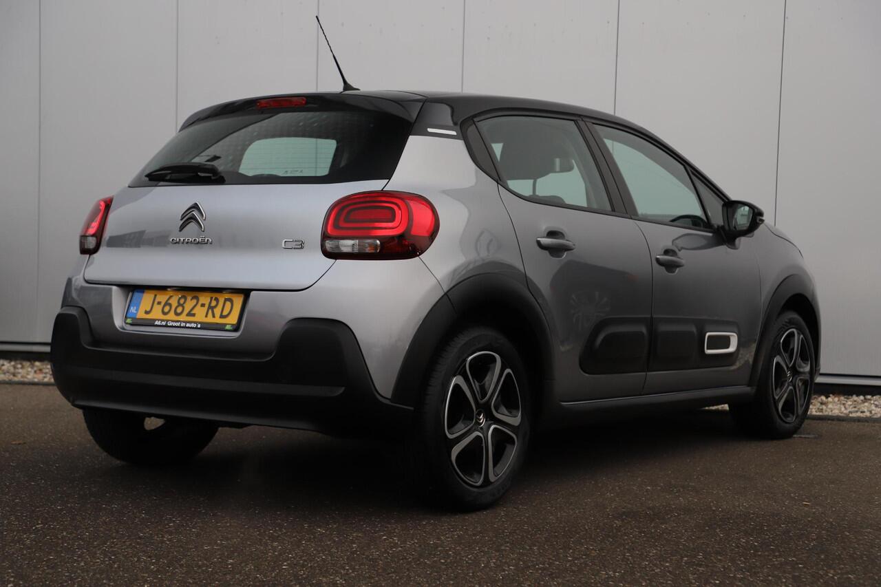 Citroen C3 1.2 PureTech Feel Navigatie Carplay Android Climate Cruise Control Rijstrooksensor Parkeersensor All-season banden!
