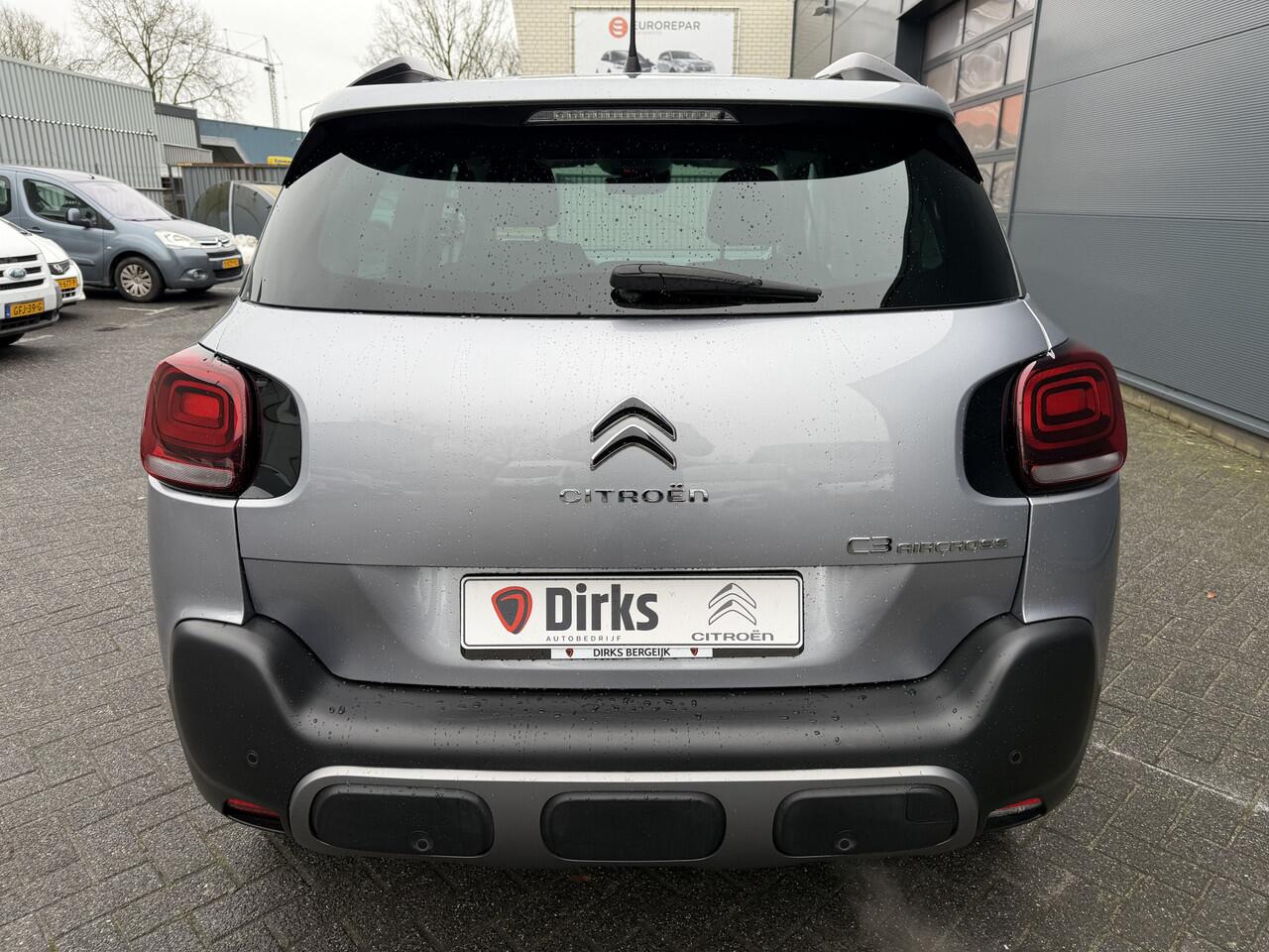 Citroen C3 Aircross 130pk Plus (Automatische Airco - Grip Control - Navigatie - Apple Carplay - Lichtmetalen velgen incl 4S - Parkeersensoren - LED)