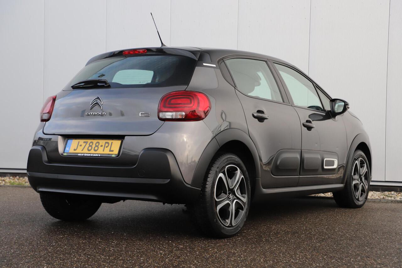 Citroen C3 1.2 PureTech Feel Carplay Android Navigatie Climate Cruise Control Rijstrooksensor Parkeersensor All-season banden!