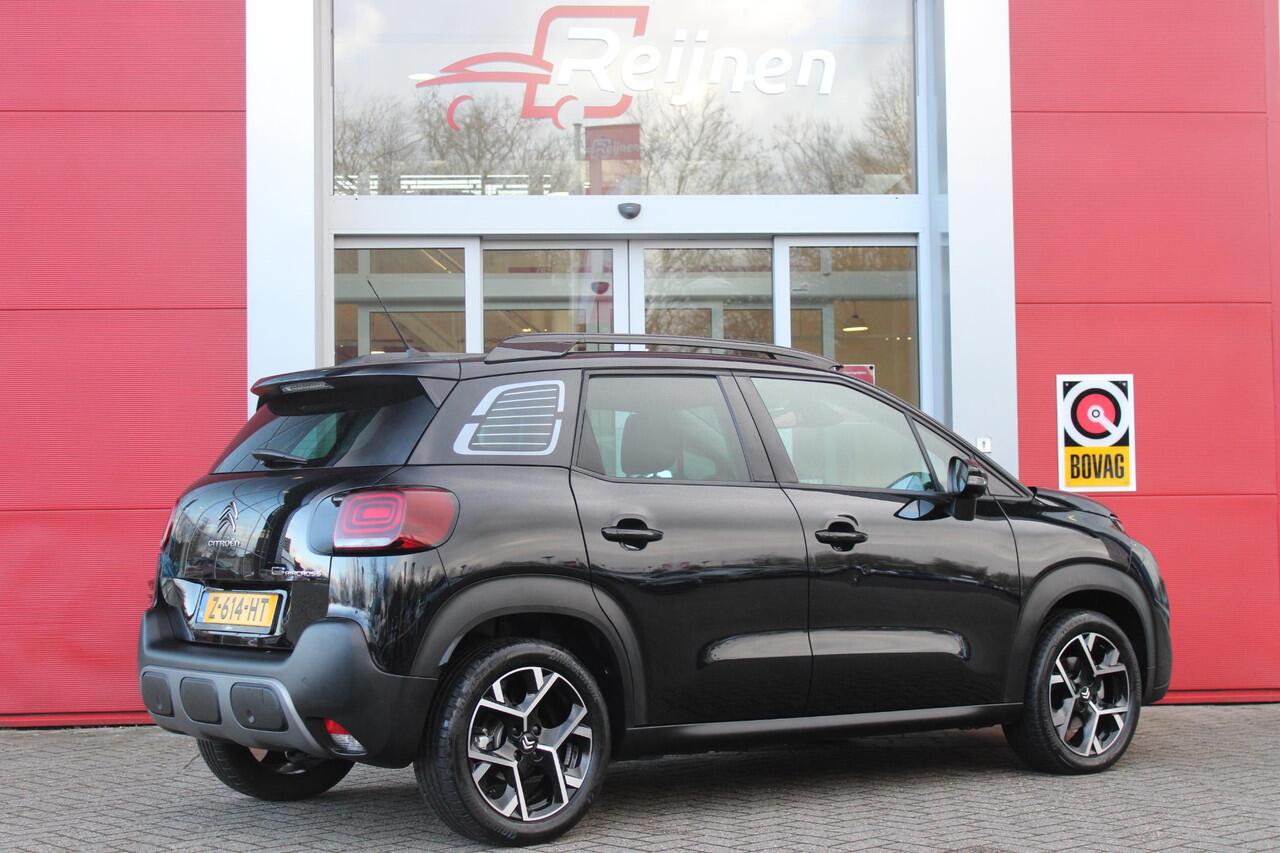 Citroen C3 Aircross 1.2 130PK AUTOMAAT MAX | NAVIGATIE | APPLE CARPLAY/ANDROID AUTO | ACHTERUITRIJ CAMERA | LICHTMETALEN VELGEN 17" | CRUISE CONTROL | KEYLESS ENTRY/START | REGEN/LICHT SENSOR | DAB+ RADIO |