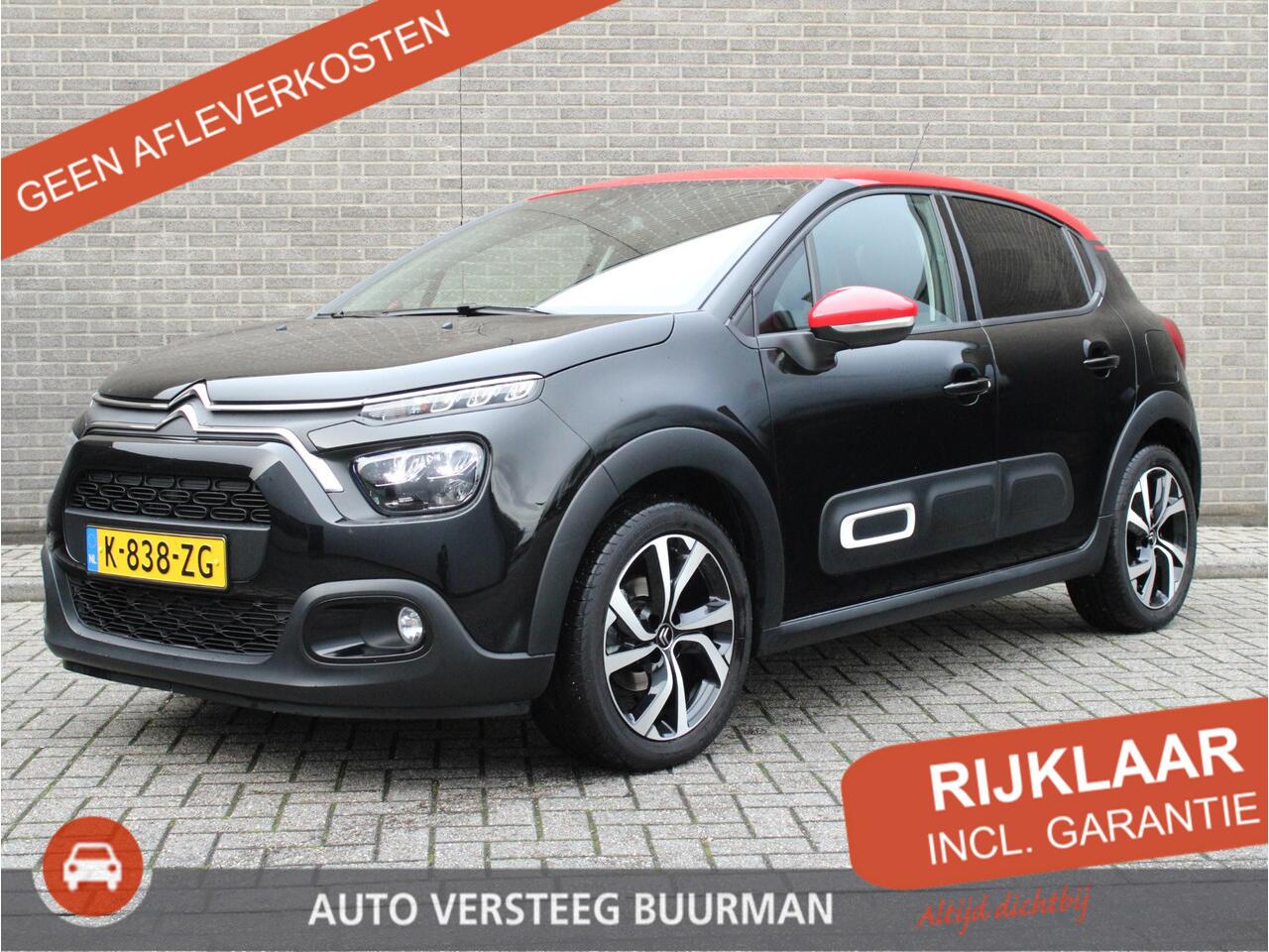Citroen C3 1.2 PureTech Shine CruiseControl, Elektr. Ramen, Applecarpl./Andr. Auto, Navigatie, Achteruitrijcamera
