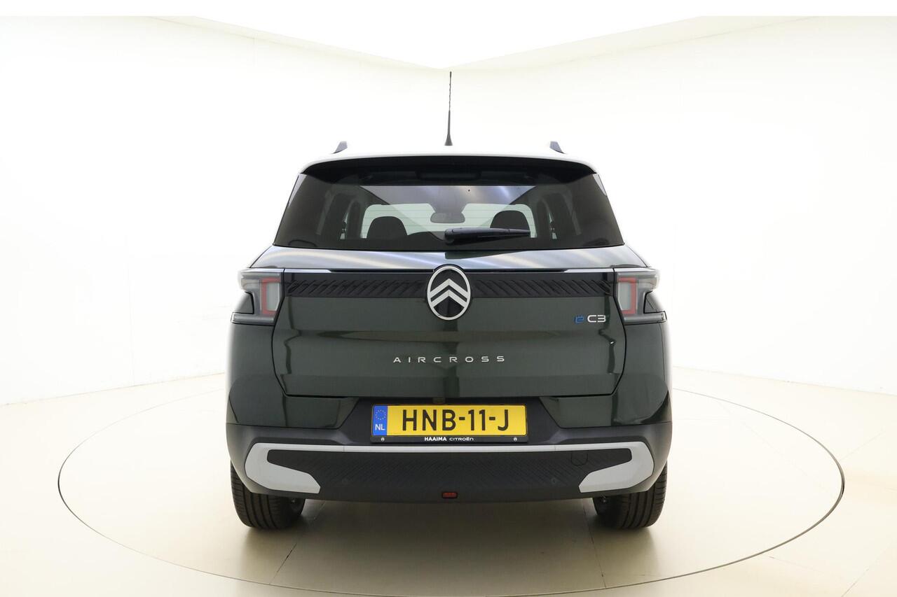 Citroen C3 Ë-C3 Aircross Max 113pk 44 kWh NU IN DE SHOWROOM | NIEUW MODEL | PLAN NU UW PROEFRIT | 100% Elektrisch | Camera | Dodehoekdetectie | Climate Control | Navigatie | Cruise Control | Demo