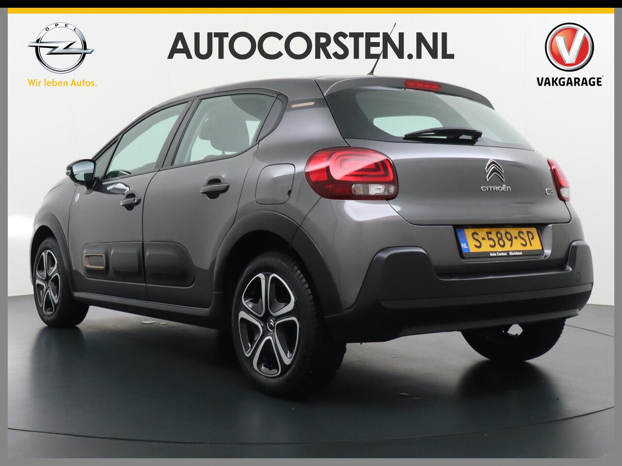 Citroen C3 1.2I Navi Ecc Apple Carplay Android Auto Cruise Control C-Series 16"lm Regensensor Spoorassistent ldws Bluetooth Pack Safety Lmv Origin. NLse auto ¤ 24.000 nieuw! 1e Eigenaar