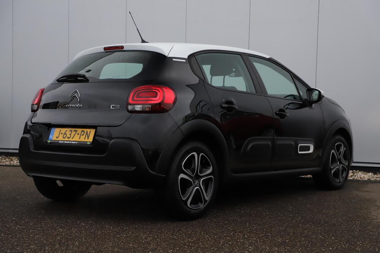 Citroen C3 1.2 PureTech Feel Navigatie Carplay Android Climate Cruise Control Rijstrooksensor Parkeersensor All-season banden!