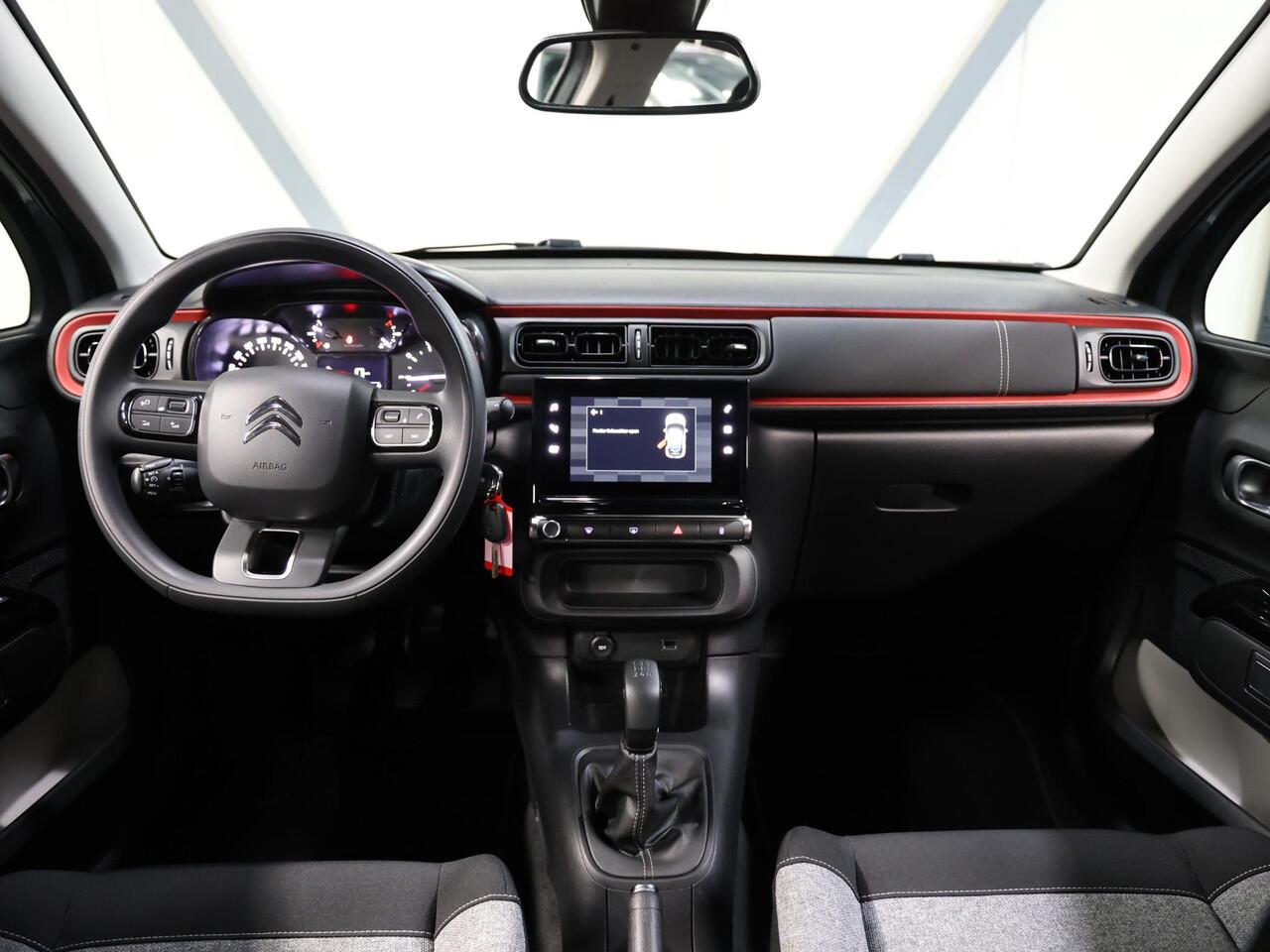 Citroen C3 1.2 85PK C-Series | Uniek! | AppleCarplay/AndroidAuto | Led Koplampen | Cruise Control | Privacy Glass | Navigatie | 17"LMV | Isofix | Trekhaak | Privacy Glass | Parkeersensoren |