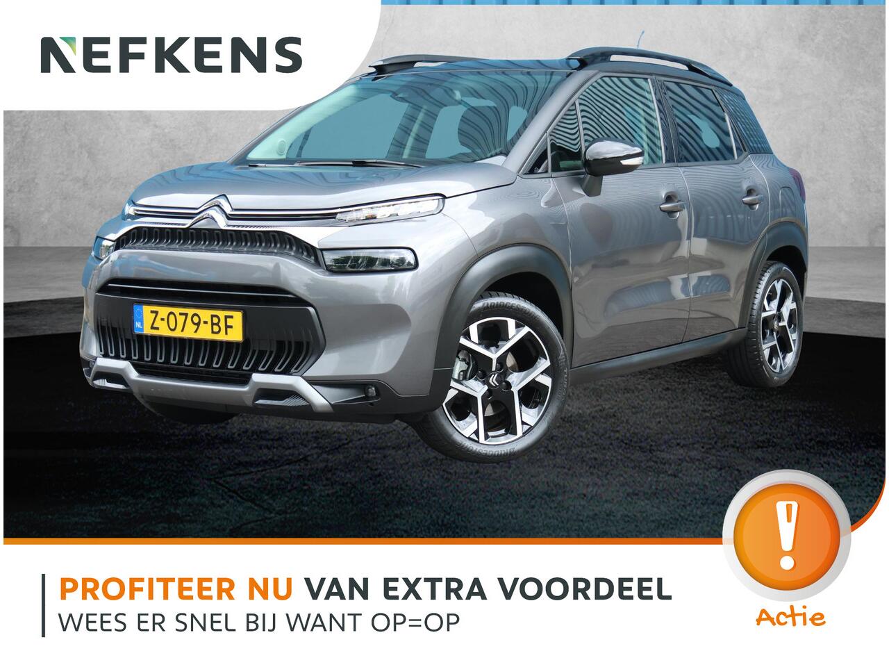 Citroen C3 Aircross 1.2 110PK Max | AppleCarplay/AndroidAuto | Climate Control | Cruise Control | Bluetooth | Navigatie | FULL LED | Keyless | Lederen Stuurwiel | Isofix | Privacy Glass |