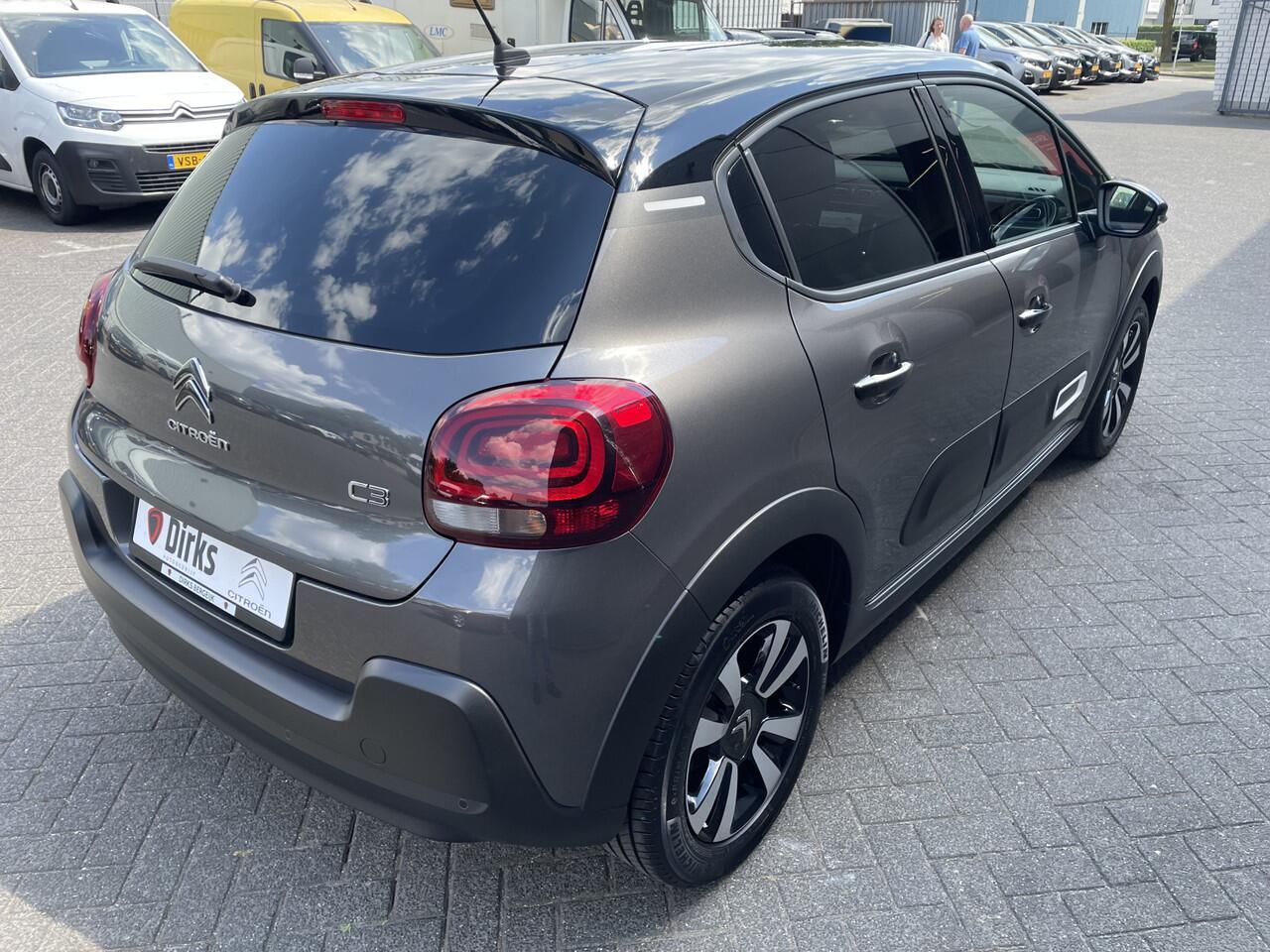 Citroen C3 110pk Max (Camera - Keyless Entry - LED - Apple Carplay - Navigatie - Automatische Airco - Parkeersensoren)
