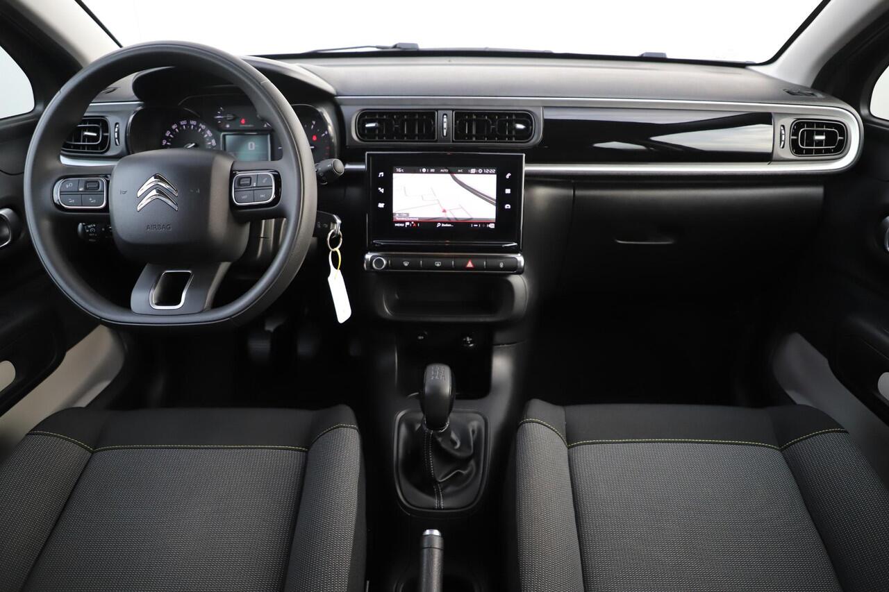 Citroen C3 1.2 PureTech Feel Carplay Android Navigatie Climate Cruise Control Rijstrooksensor Parkeersensor All-season banden!