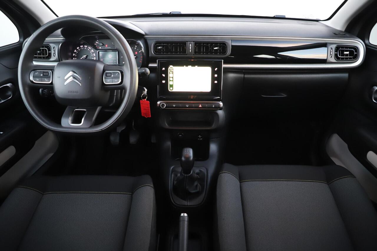 Citroen C3 1.2 PureTech Feel Carplay Android Navigatie Climate Cruise Control Rijstrooksensor Parkeersensor All-season banden!