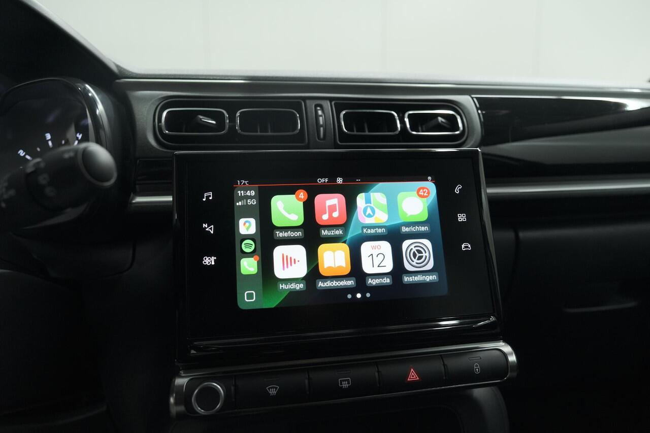 Citroen C3 PureTech 110 EAT6 Max | Apple Carplay | Parkeersensoren | 16 Inch Lichtmetalen Velgen