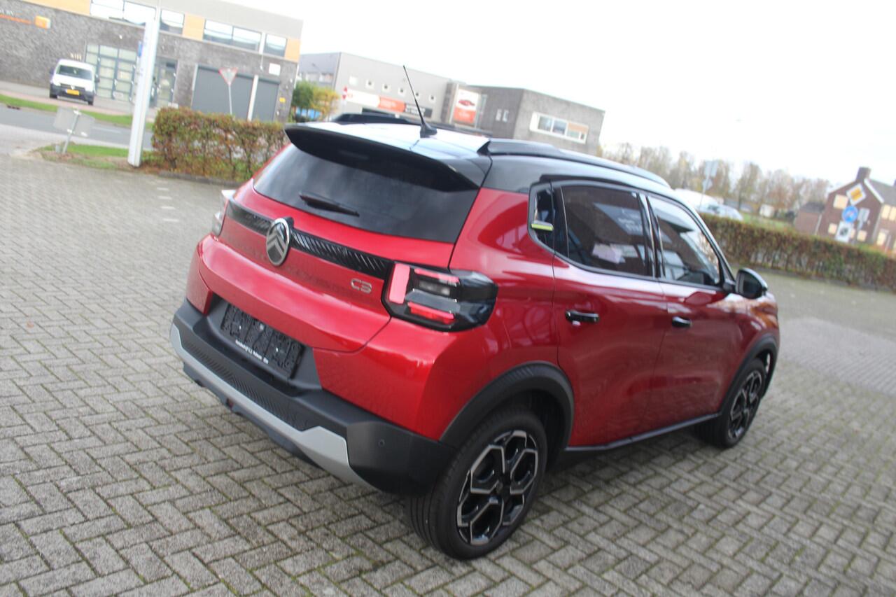 Citroen C3 1.2 Turbo 100pk Max Clima-Cruise-Navi-Carplay-Camera-Sensoren voorzijde