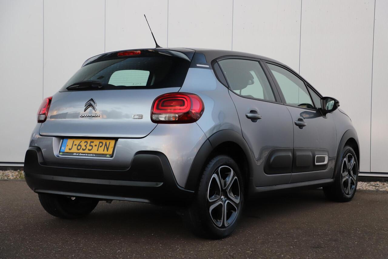 Citroen C3 1.2 PureTech Feel Carplay Android Navigatie Climate Cruise Control Rijstrooksensor Parkeersensor All-season banden!