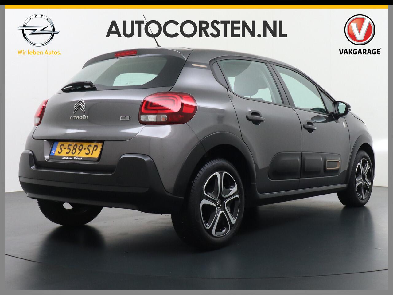 Citroen C3 1.2I Navi Ecc Apple Carplay Android Auto Cruise Control C-Series 16"lm Regensensor Spoorassistent ldws Bluetooth Pack Safety Lmv Origin. NLse auto ¤ 24.000 nieuw! 1e Eigenaar