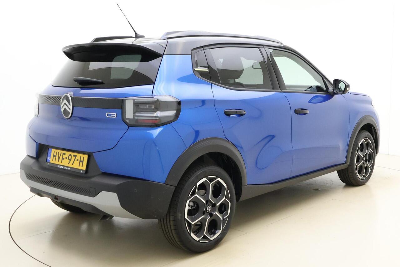 Citroen C3 1.2 Hybrid Max 110 PK | Automaat | Airco | Cruise Control | Licht metalen velgen | Camera | Parkeersensor | Draadloze telefoonlader | Nieuw uit voorraad leverbaar