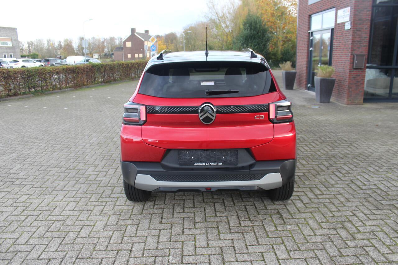 Citroen C3 1.2 Turbo 100pk Max Clima-Cruise-Navi-Carplay-Camera-Sensoren voorzijde