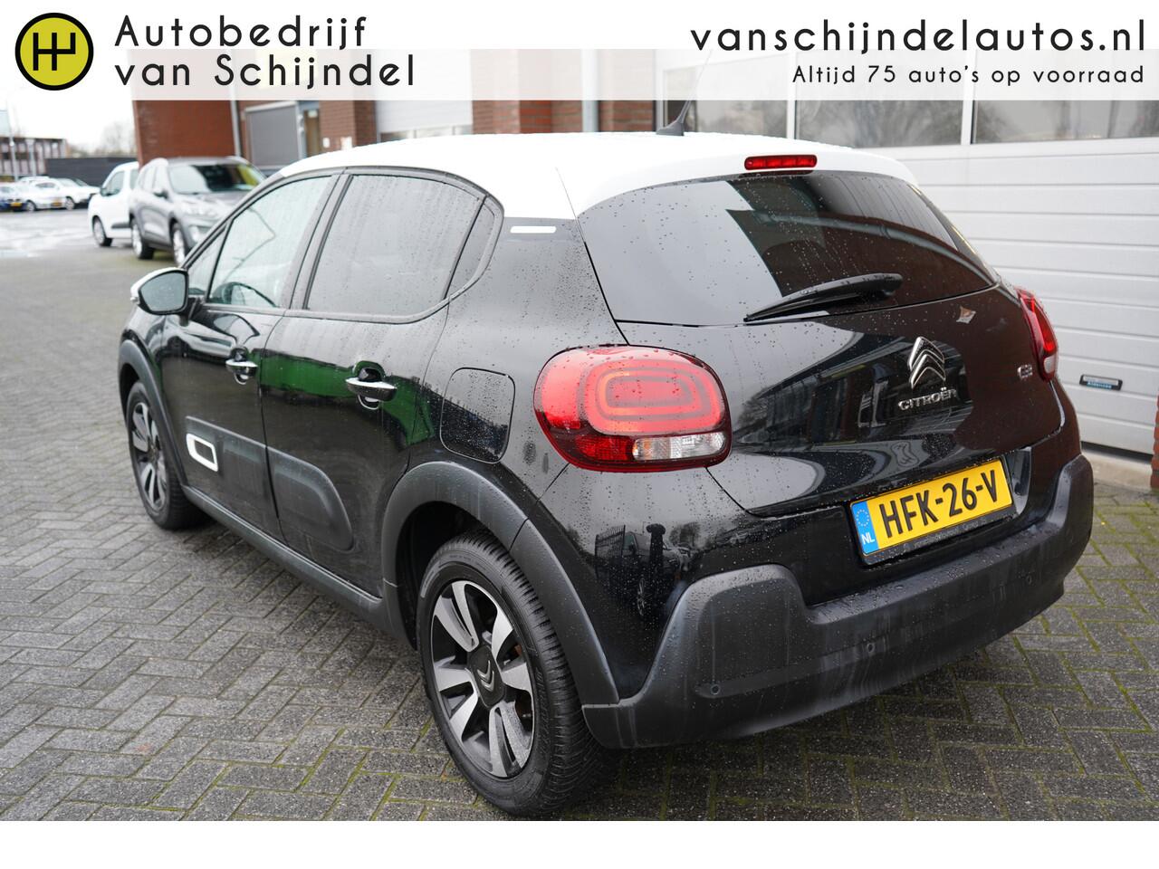 Citroen C3 1.2 PURETECH EAT6 110PK SHINE LUXE KEURIGE NETTE STAAT STOELVERWARMING ANDROID-APPLECARPLAY(NAVI) ECC AIRCO CRUISECONTROL PARKEERSENSOREN BLUETOOTH 4X ALL SEASON BANDEN ENZ...