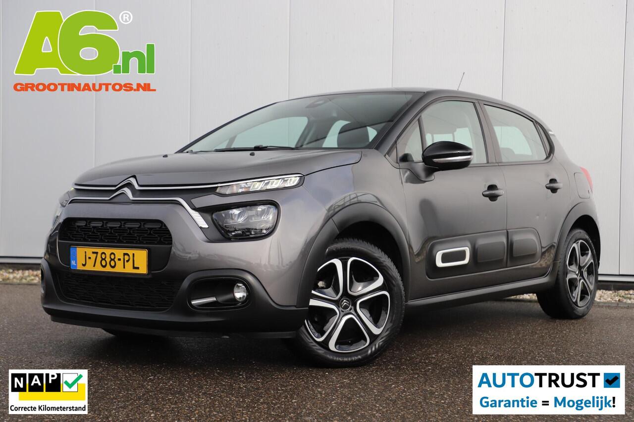 Citroen C3 1.2 PureTech Feel Carplay Android Navigatie Climate Cruise Control Rijstrooksensor Parkeersensor All-season banden!
