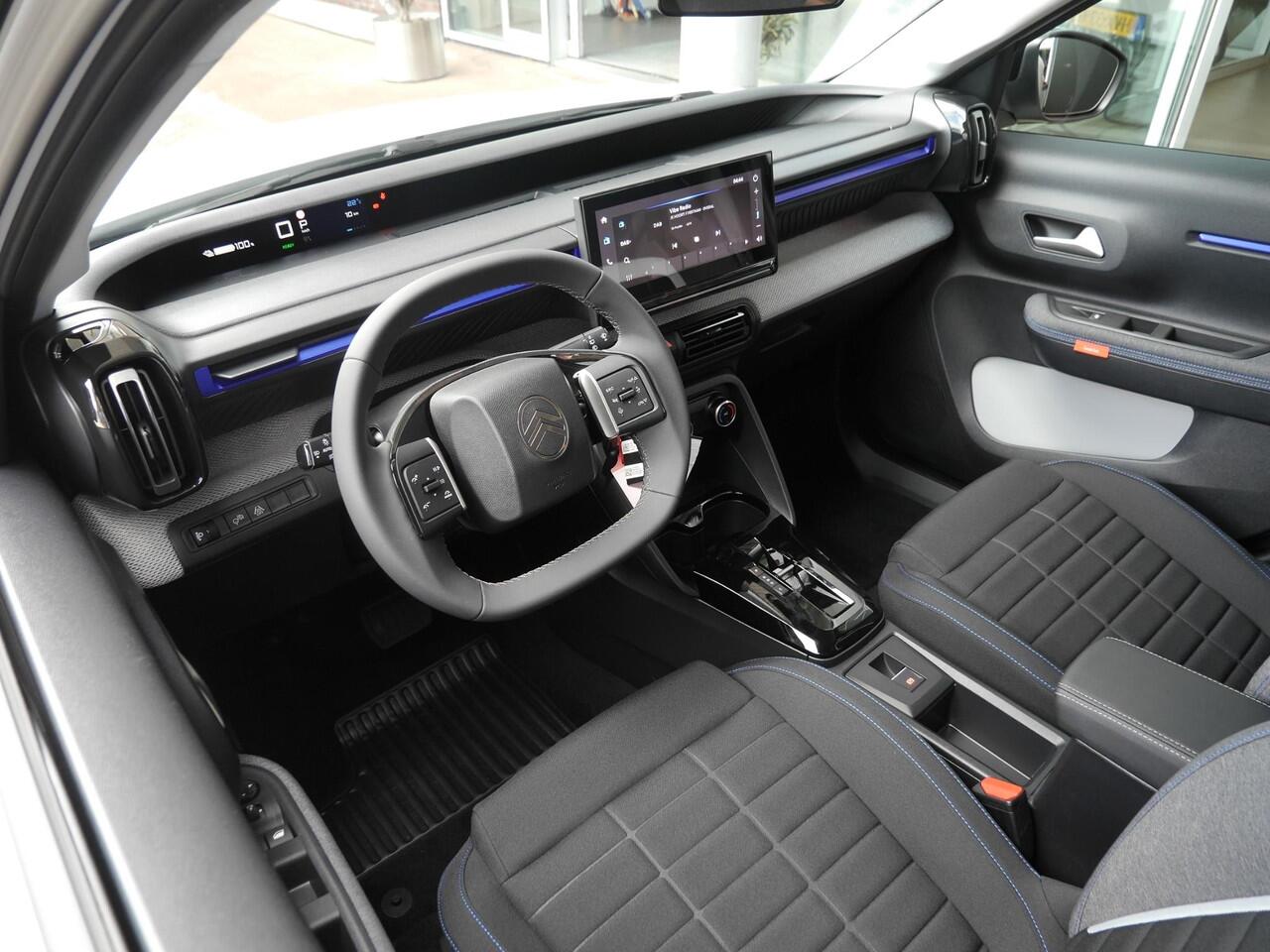 Citroen C3 Ë-C3 Plus 113pk 44 kWh |Demo| Comfort Vering | Parkeersensoren achter | Cruise control | Airco | Led verlichting | Wltp 320km