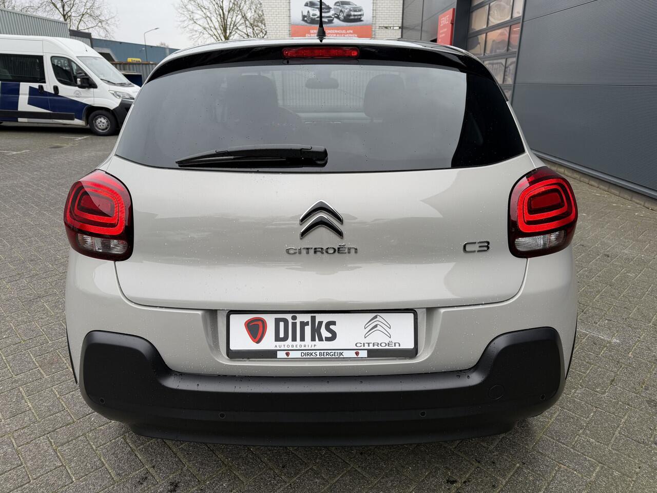 Citroen C3 110pk Max (Camera - Keyless Entry - Automatische Airco - LED - Navigatie - Apple Carplay)