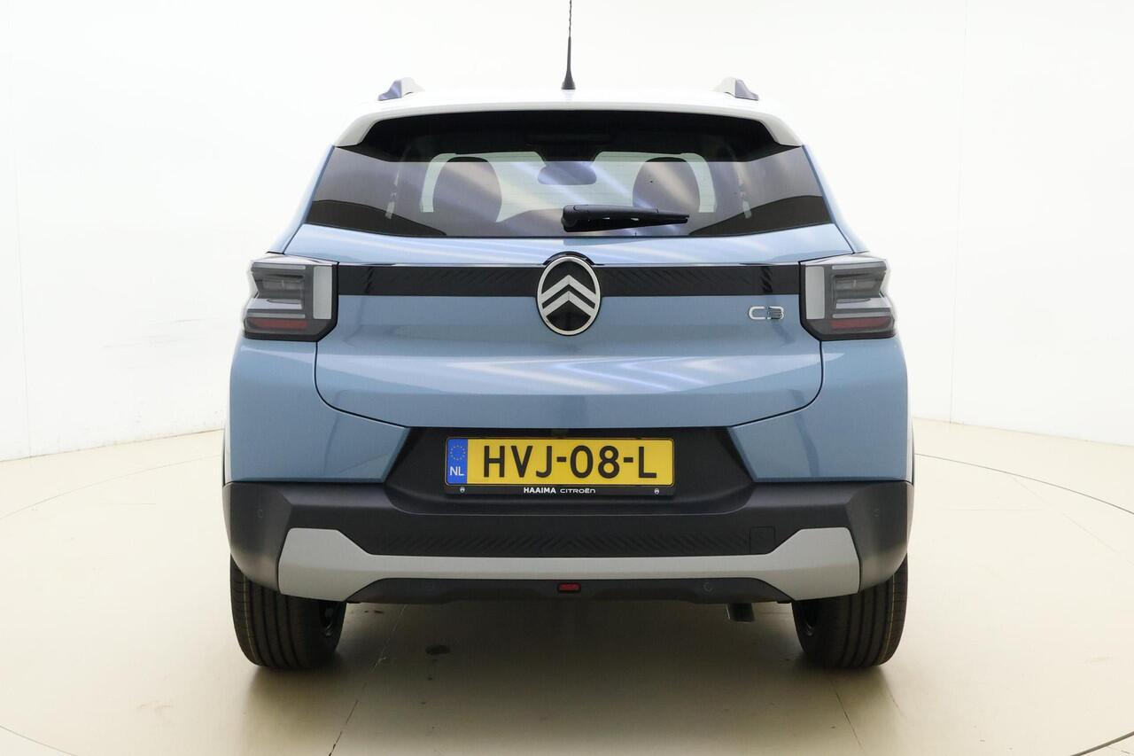 Citroen C3 1.2 Turbo You + Pack PLUS | Achteruit Rijcamera | Regensensor | Parkeer Sensoren Achter | Navigatie | Climate Control | Draadloze Apple Carplay & Android Auto | DAB+ | Airco