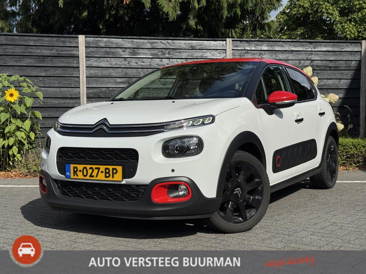 Citroen C3 Shine 1.2 PureTech 82PK Navigatie, Achteruitrijcamera, Keyless, Stoelverwarming, Parkeersensoren