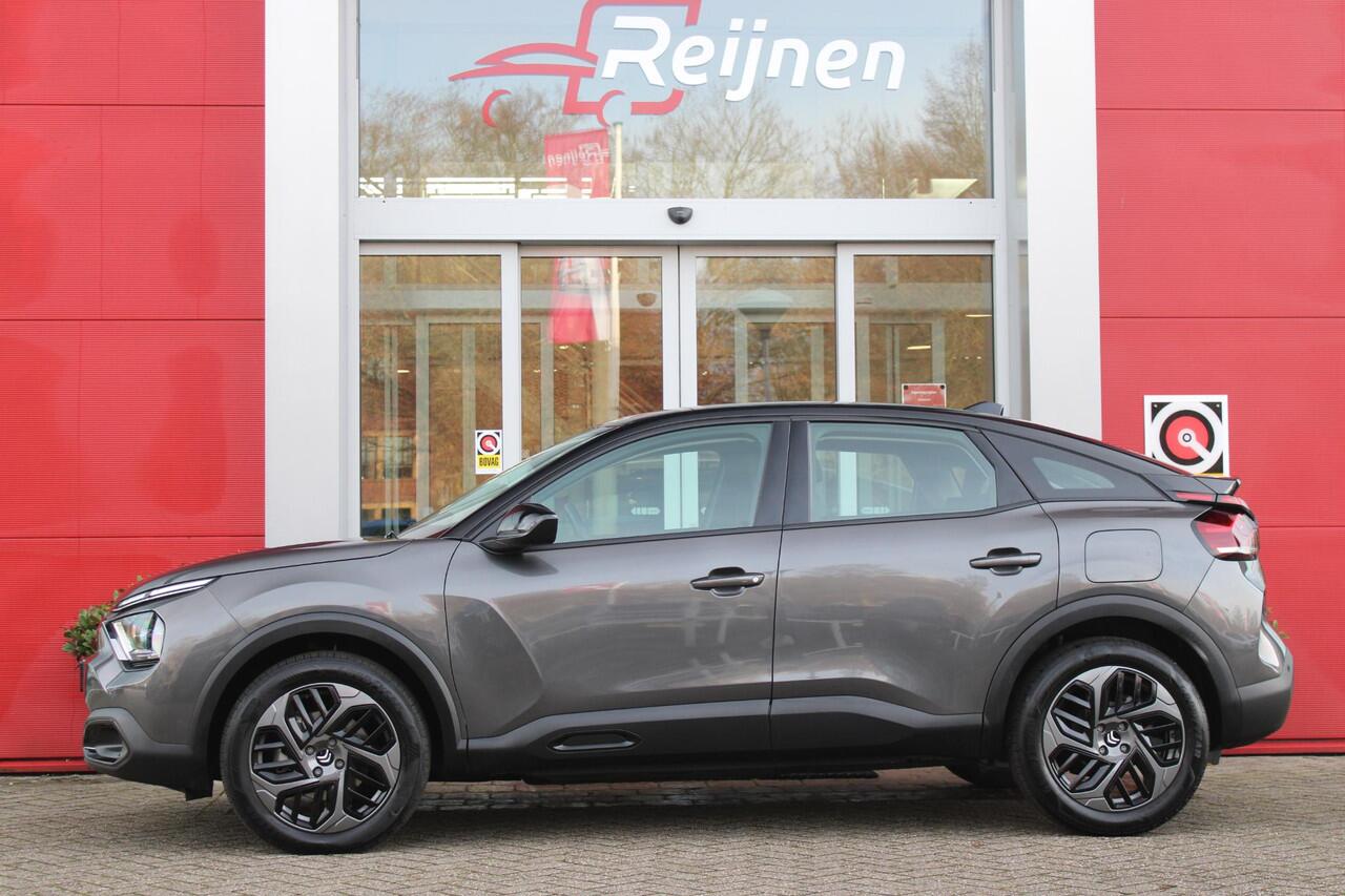 Citroen C4 1.2 Hybrid 145PK BUSINESS | KEYLESS ENTRY/START | DRAADLOZE APPLE CARPLAY/ANDROID AUTO | CLIMATE CONTROL | STOEL/VOORRUIT VERWARMING | ACHTERUITRIJ CAMERA | DAB+ RADIO | 18" LICHTMETALEN VELGEN |
