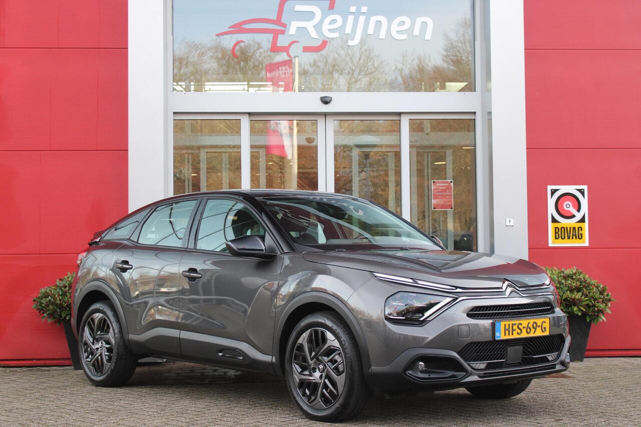 Citroen C4 1.2 Hybrid 145PK BUSINESS | KEYLESS ENTRY/START | DRAADLOZE APPLE CARPLAY/ANDROID AUTO | CLIMATE CONTROL | STOEL/VOORRUIT VERWARMING | ACHTERUITRIJ CAMERA | DAB+ RADIO | 18" LICHTMETALEN VELGEN |