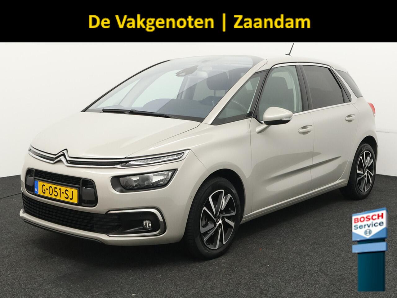 Citroen C4 SpaceTourer 1.2 PureTech Shine Airco (auto), Apple carplay/Android Auto, Cruise control, bots waarschuwing systeem, dodehoek detector, parkeersensoren voor/achter, spraakbediening, verkeersbord detectie, Vermoeidheids herk Ben je op zoek naar een ruime, c