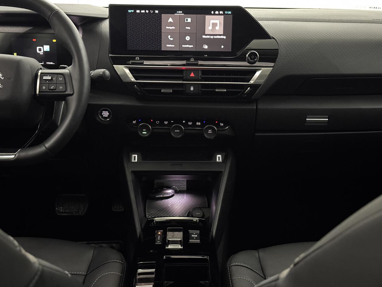 Citroen C4 1.2 Puretech Max 131PK Pano, Leder, 360 Camera, Head-up display, Massage stoelen, Keyless start, Cruise control, Stoelverwarming