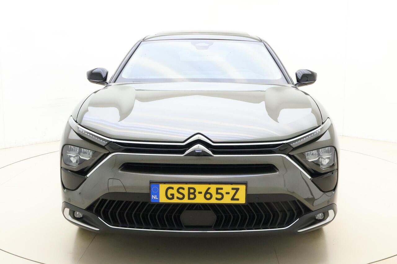 Citroen C5 X 1.6 Plug-in Hybrid 225 Shine Automaat | Navigatie | Massagestoelen | Schuif/kanteldak | Lichtmetalen velgen | Lederen bekleding | Memory functie | Keyless