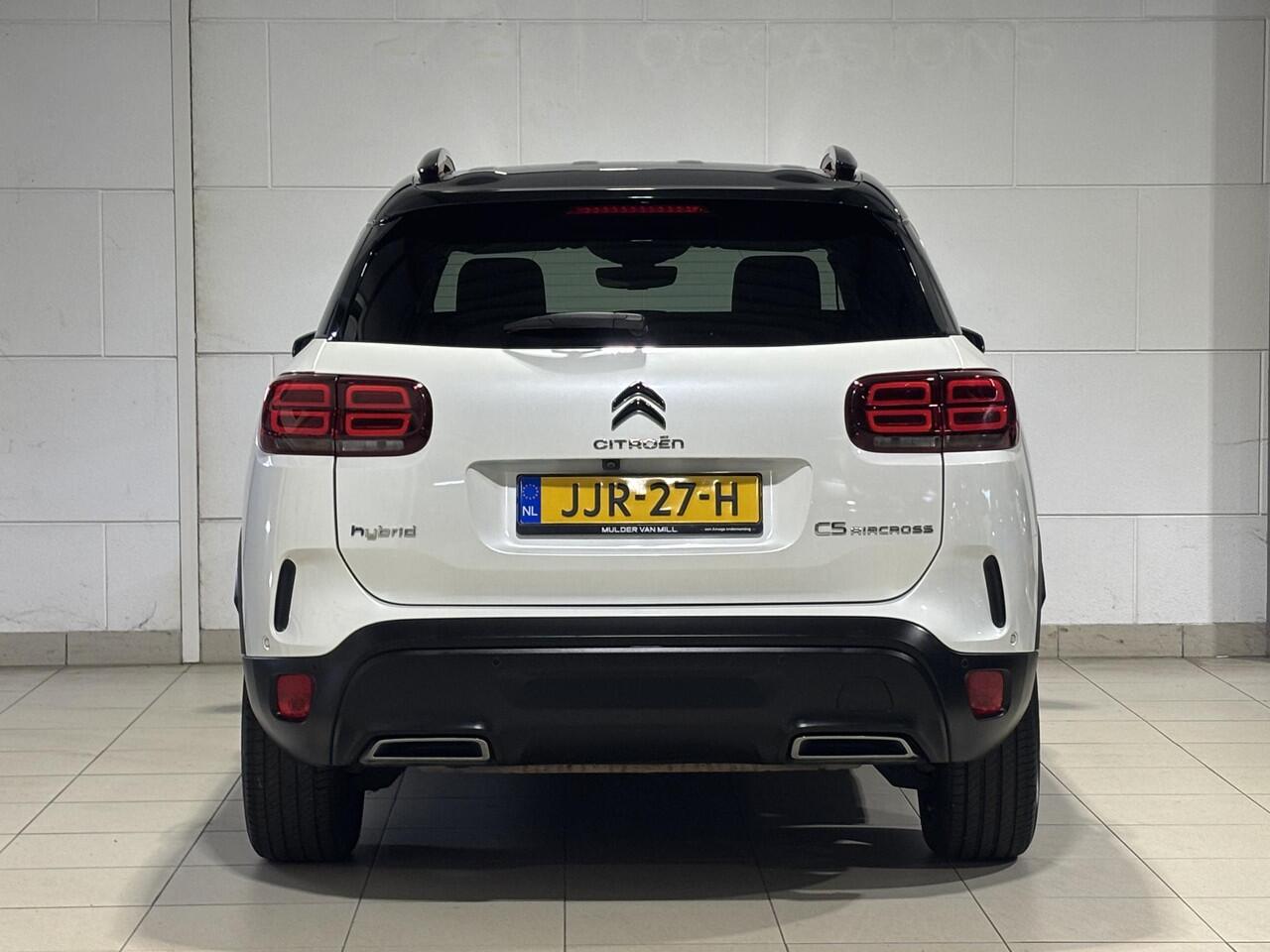Citroen C5 Aircross C-Series Feel Pack 1.6 HYbrid PHEV 225pk e-EAT8 | TWO-TONE PARELMOER | NAVI | CAMERA | KEYLESS ENTRY | STOELVERW. | ADAPTIVE CRUISE | DODEHOEKBEW.