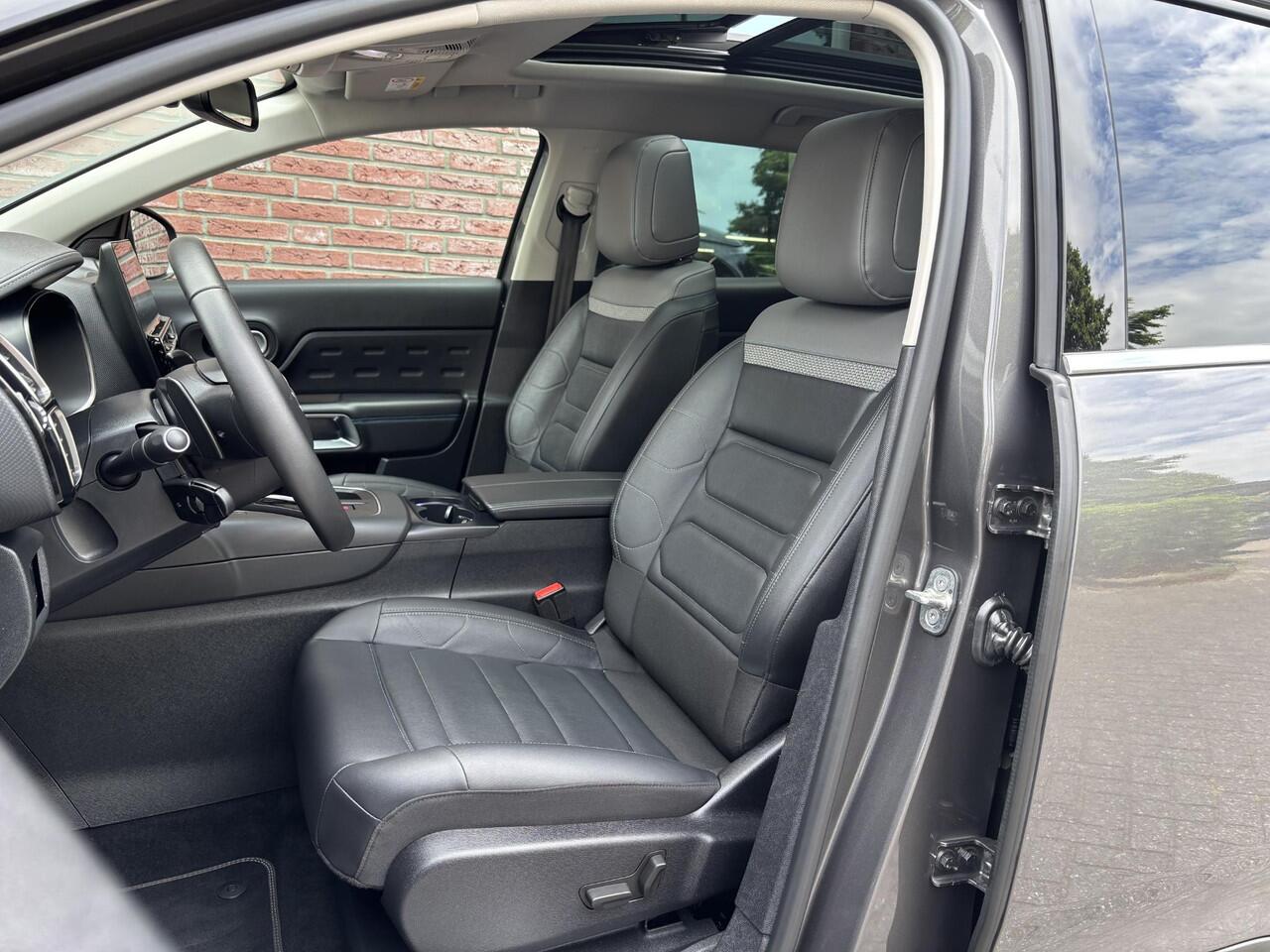 Citroen C5 Aircross Shine Pack 1.6 HYbrid PHEV 225pk e-EAT8 | TWO-TONE! | SCHUIF/KANTELDAK | PARK ASSIST | ADAPTIVE CRUISE | 360° CAMERA | NAVI | LEDER | STOELVERW. | DAB+