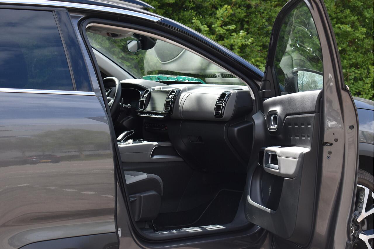 Citroen C5 AIRCROSS 1.6 HYBRID SHINE VOL, OPEN DAK, CAMERA, LEDER, STOELVERW, KEYLESS, CARPLAY, FULL LED, LM-VELGEN 19"