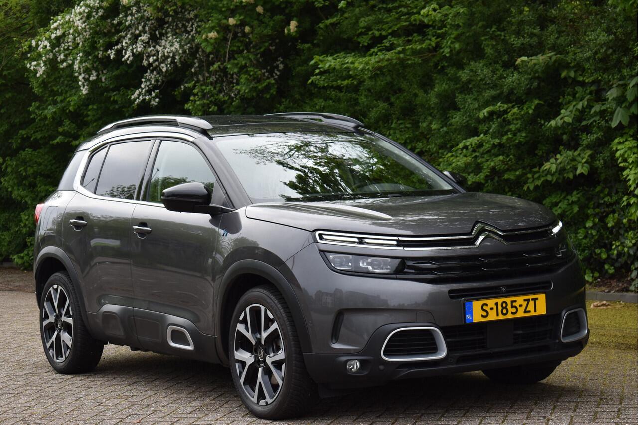 Citroen C5 AIRCROSS 1.6 HYBRID SHINE VOL, OPEN DAK, CAMERA, LEDER, STOELVERW, KEYLESS, CARPLAY, FULL LED, LM-VELGEN 19"