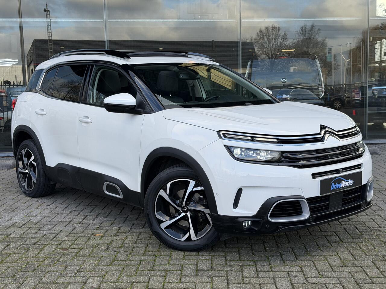 Citroen C5 Aircross 1.2 PureTech Shine | Leer | Pano | Winter-pakket | key-less | Dealer onderhouden | Interesse, Proefrit? Bel of app met: 06-24 28 28 42