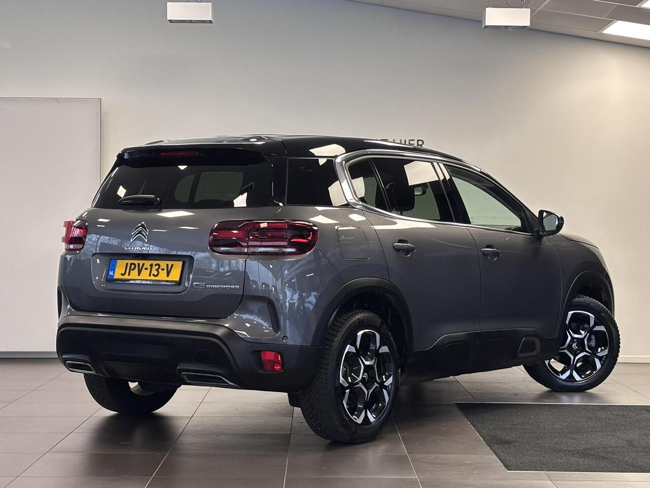 Citroen C5 Aircross Max Shine 1.2 Hybrid 145pk e-DSC6 | TWO-TONE | HANDSFREE A.KLEP | ALCANTARA/LEDER | 360° CAMERA | ADAPTIVE CRUISE | STOELVERW. | NAVI | DAB+