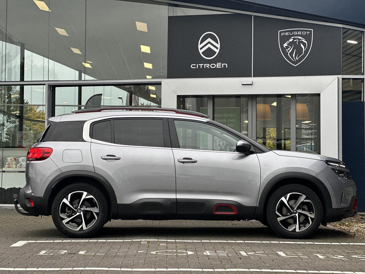 Citroen C5 Aircross 1.2 PureTech 130pk C-Series | Adaptive Cruise Control | Trekhaak | Climate Control | Apple Carplay/Android Auto | Comfort Seats | Full LED | Parkeercamera/-sensoren | Navigatie | Keyless Entry/Start | Dodehoekdetectie |