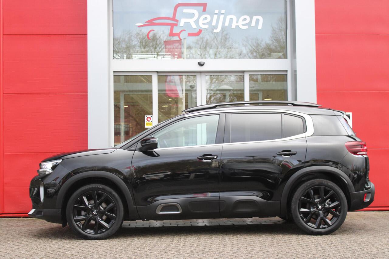 Citroen C5 Aircross 1.2 136PK AUTOMAAT Hybrid ë-SERIES | ELEKTRISCH BEDIENBARE BESTUURDERSSTOEL | APPLE CARPLAY/ANDROID AUTO | NAVIGATIE | FULL LED KOPLAMPEN | CLIMATE CONTROL | DAB+ RADIO | 19" LICHTMETALEN VELGEN | KEYLESS ENTRY/START | DODEHOEK DETECTIE | ADAPTIV