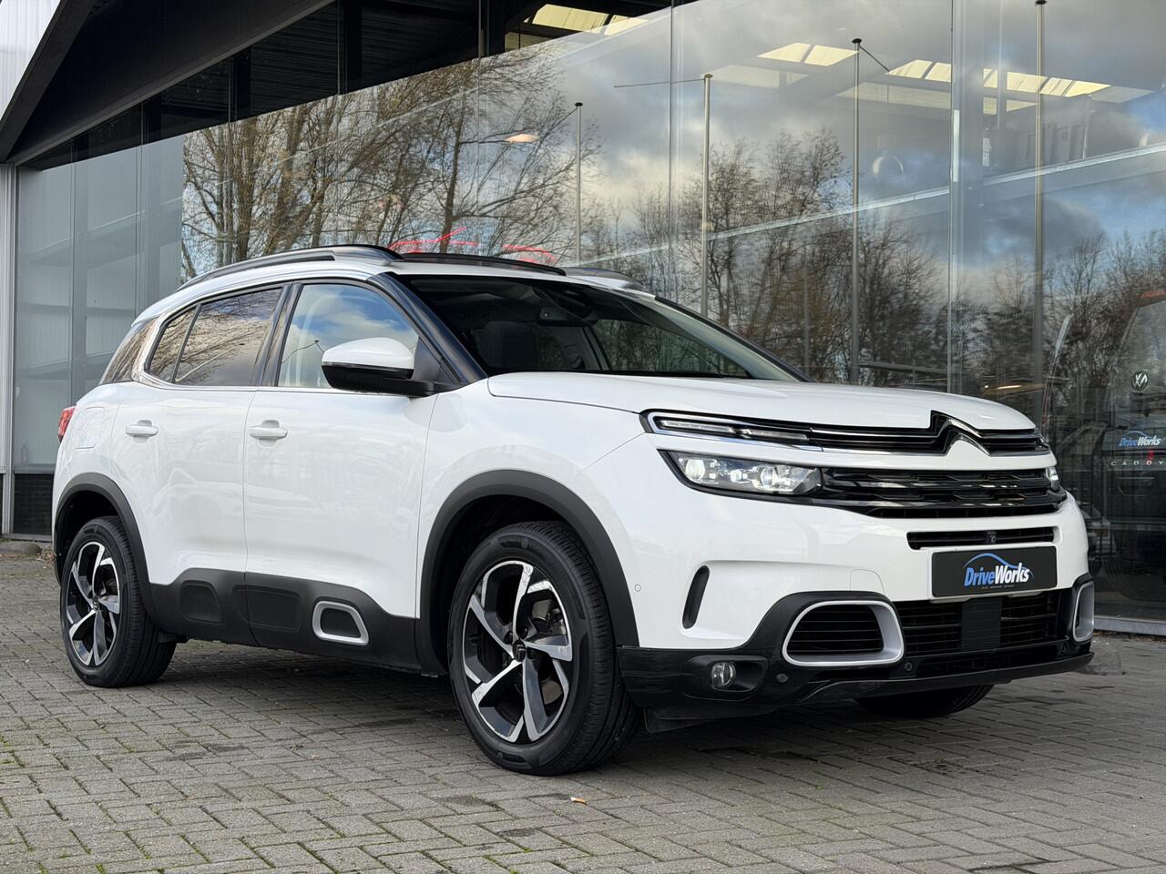 Citroen C5 Aircross 1.2 PureTech Shine | Leer | Pano | Winter-pakket | key-less | Dealer onderhouden | Interesse, Proefrit? Bel of app met: 06-24 28 28 42