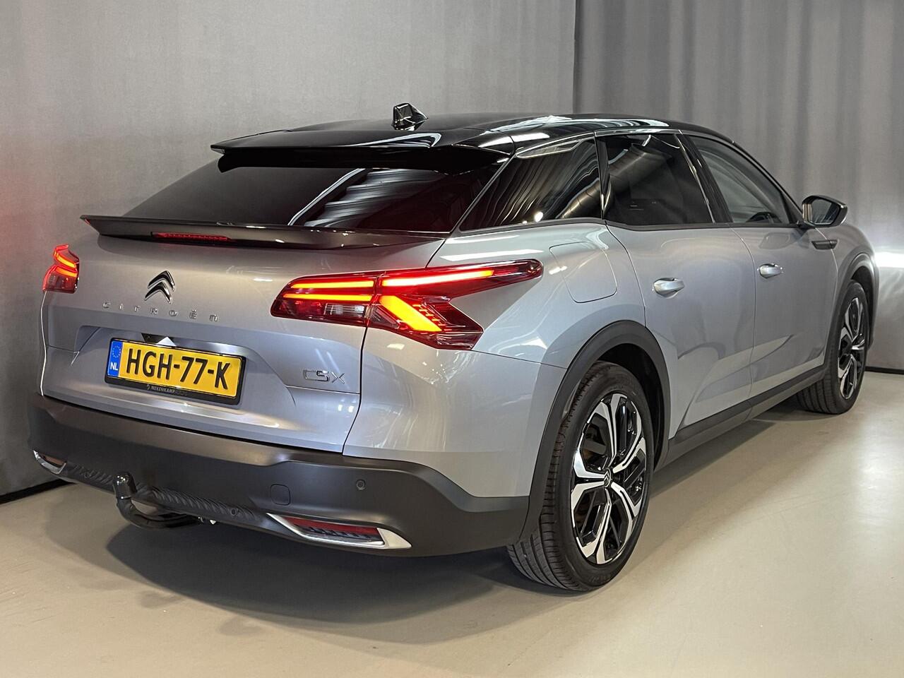 Citroen C5 X 1.6 Plug-in Hybrid 225 Shine 19''/Trekhaak/Leder/Dodehoek/Head-up Display/Keyles/Stuur+stoelverwarming/Voorruitverwarming/DAB+/Camera