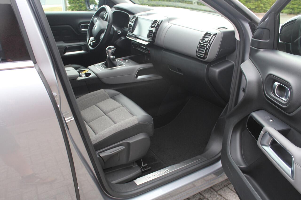 Citroen C5 Aircross 1.2 PureTech Shine Clima-Cruise-Navi-Bluetooth-Camera-Dodehoek Detectie-Half Leder-Afn. Trekhaak