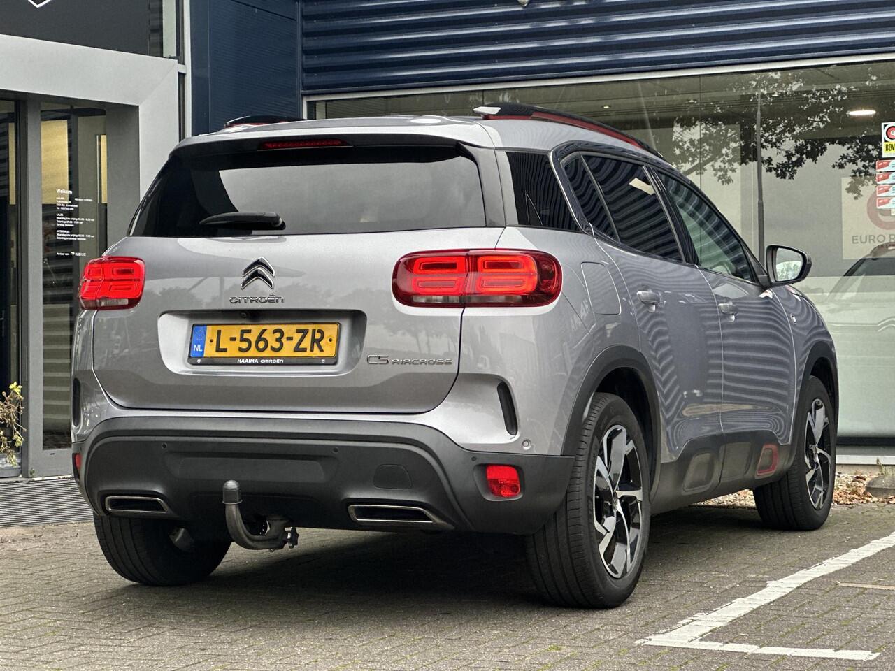 Citroen C5 Aircross 1.2 PureTech 130pk C-Series | Adaptive Cruise Control | Trekhaak | Climate Control | Apple Carplay/Android Auto | Comfort Seats | Full LED | Parkeercamera/-sensoren | Navigatie | Keyless Entry/Start | Dodehoekdetectie |