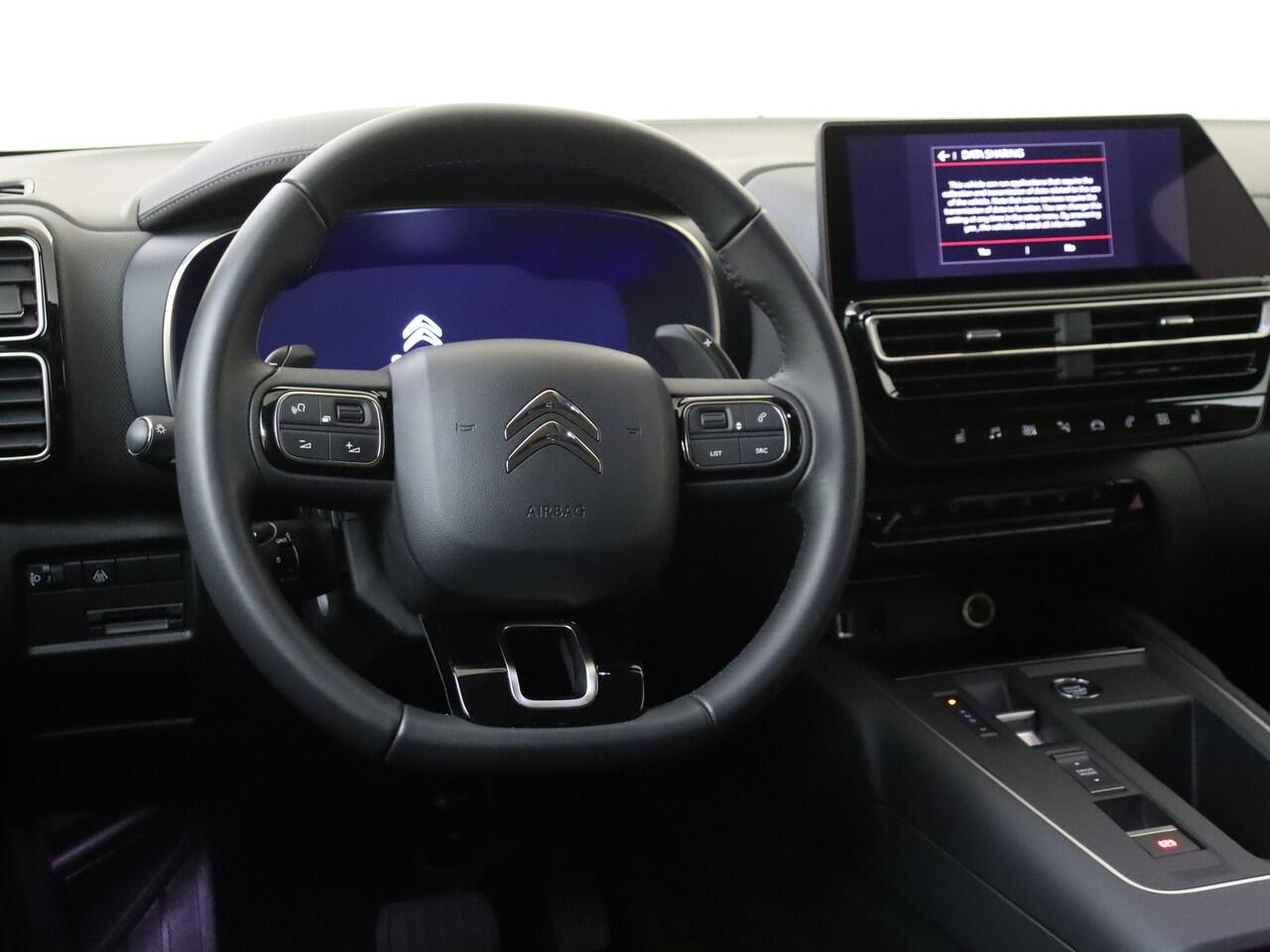 Citroen C5 Aircross 1.2 Hybrid 136 Plus | LED voor & achterlichten | Adaptief dempingsysteem | Verstelbare lendensteun | Achteruitrijcamera |