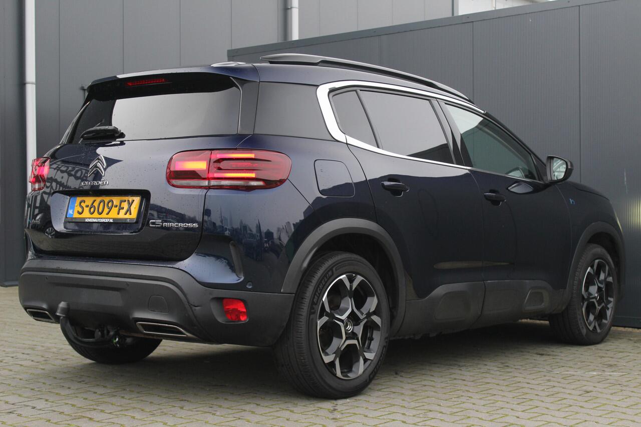Citroen C5 Aircross 1.6 Plug-in Hybrid 225 Business Plus | Incl. 12 maanden garantie | Trekhaak | Parkeersensoren | Achteruitrijcamera | Lichtmetalen velgen | Climate control | Airco | Apple carplay/Android auto | Navigatie | Adaptive cruise control |