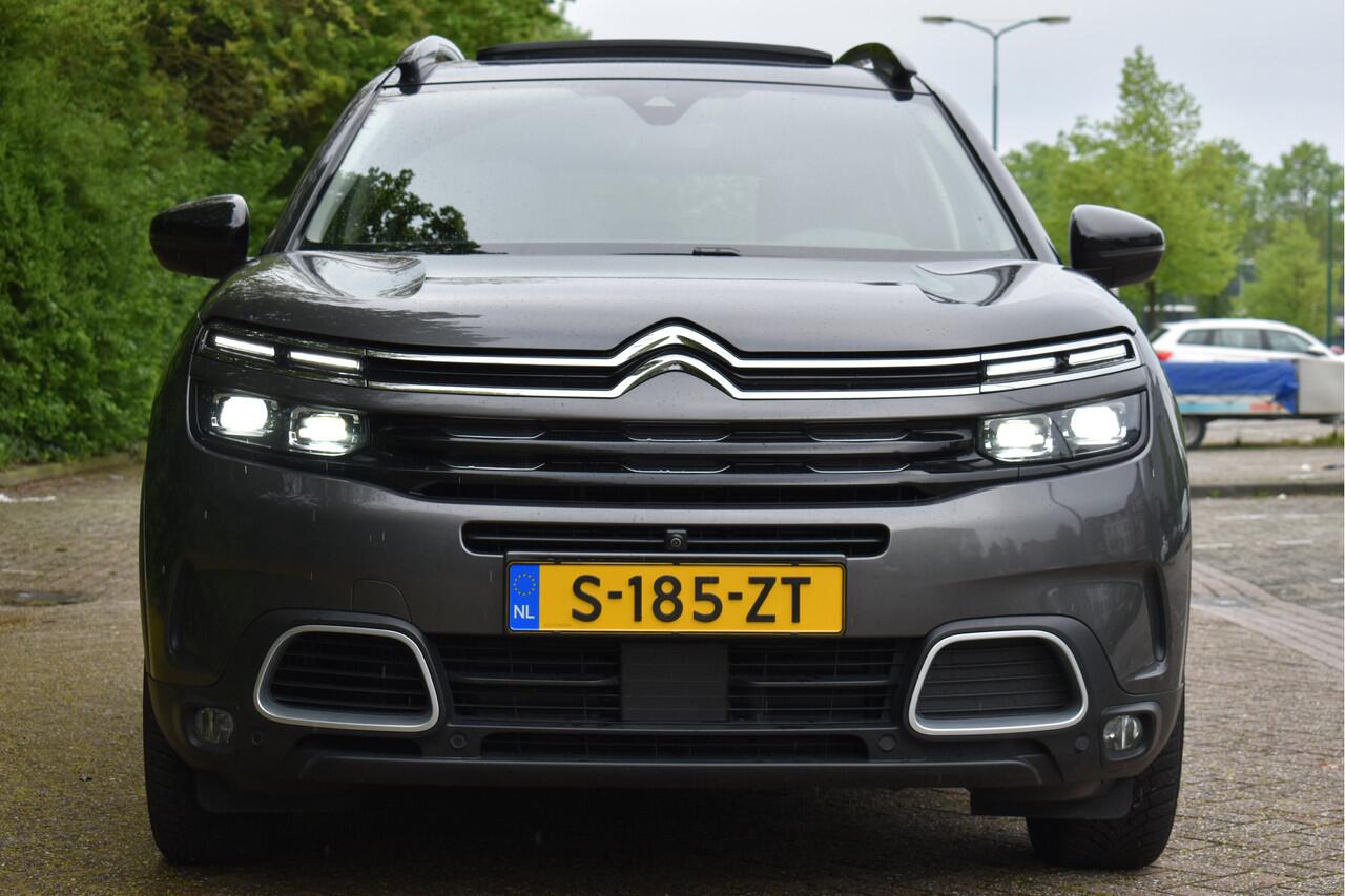 Citroen C5 AIRCROSS 1.6 HYBRID SHINE VOL, OPEN DAK, CAMERA, LEDER, STOELVERW, KEYLESS, CARPLAY, FULL LED, LM-VELGEN 19"