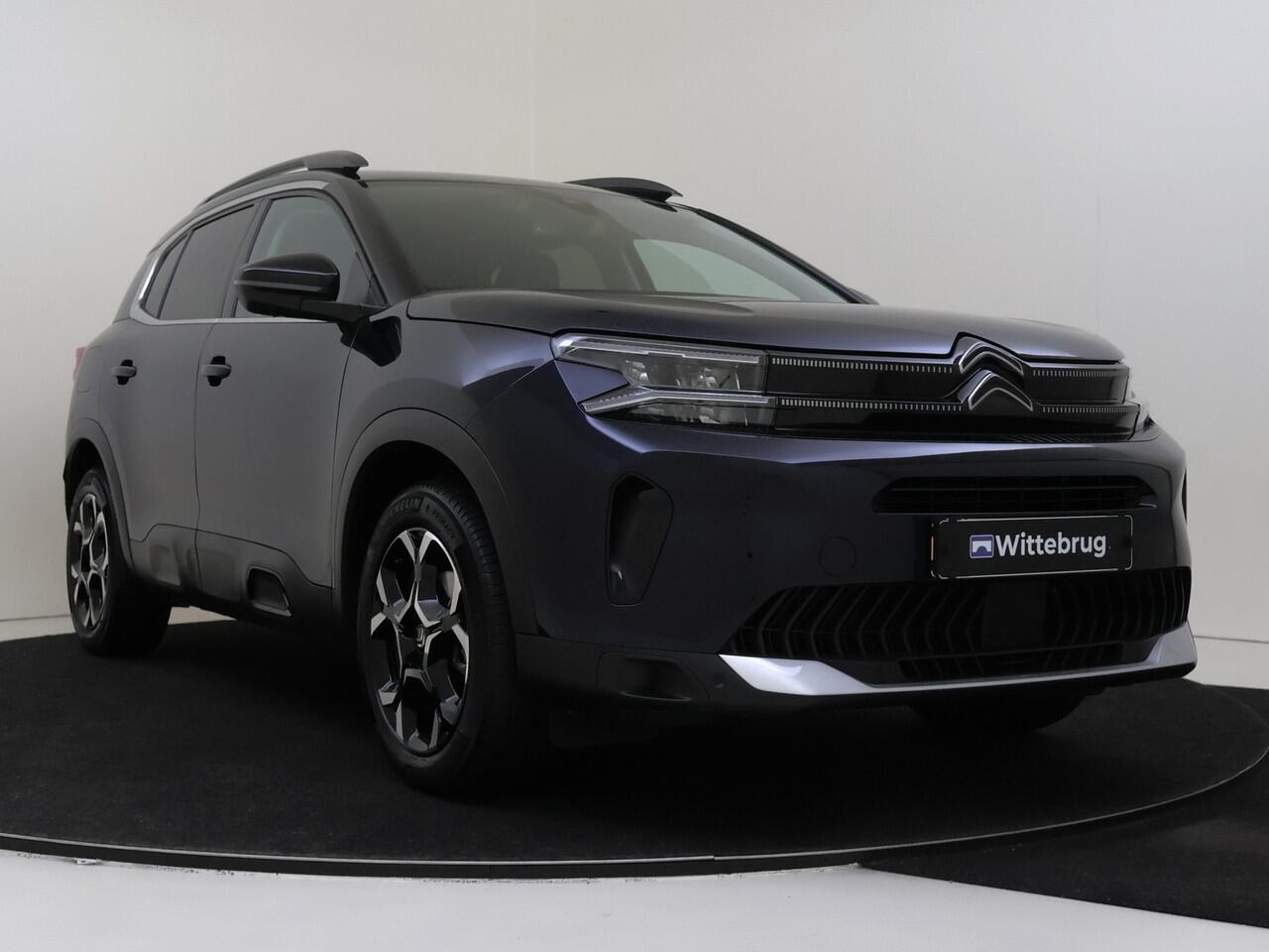 Citroen C5 Aircross 1.2 Hybrid 136 Plus | LED voor & achterlichten | Adaptief dempingsysteem | Verstelbare lendensteun | Achteruitrijcamera |
