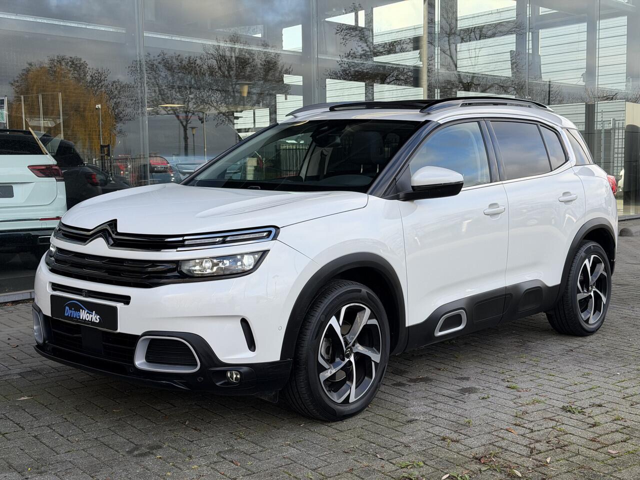 Citroen C5 Aircross 1.2 PureTech Shine | Leer | Pano | Winter-pakket | key-less | Dealer onderhouden | Interesse, Proefrit? Bel of app met: 06-24 28 28 42