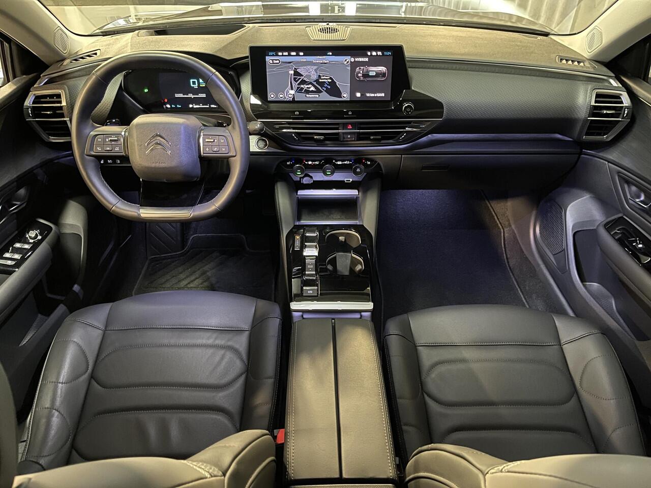 Citroen C5 X 1.6 Plug-in Hybrid 225 Shine 19''/Leder/Dodehoek/Head-up display/Keyless/Stuur+stoelverwarming/DAB+/Camera