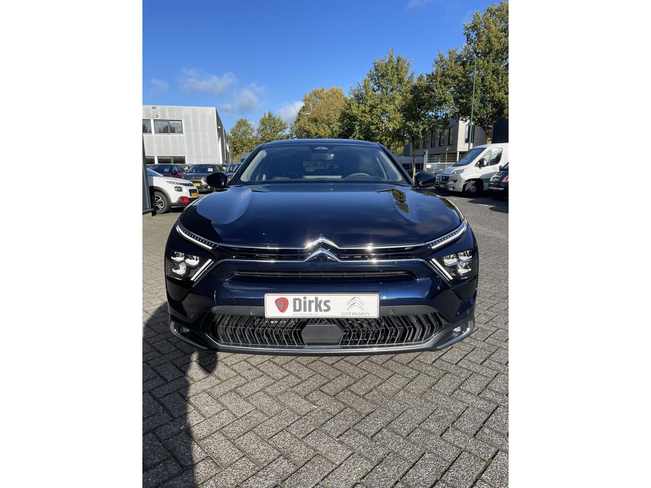 Citroen C5 X 225pk Hybrid Shine Pack (Elektrisch Schuifdak - Leder incl verwarming/geheugen - HiFi - Elektrische Klep - 360gr Camera - Adaptieve Cruise Controle - Keyless Entry - Headup - LED - Stuurwielverwarming)